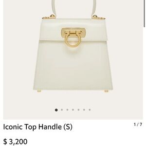 Ferragamo Iconic S top Handle bag